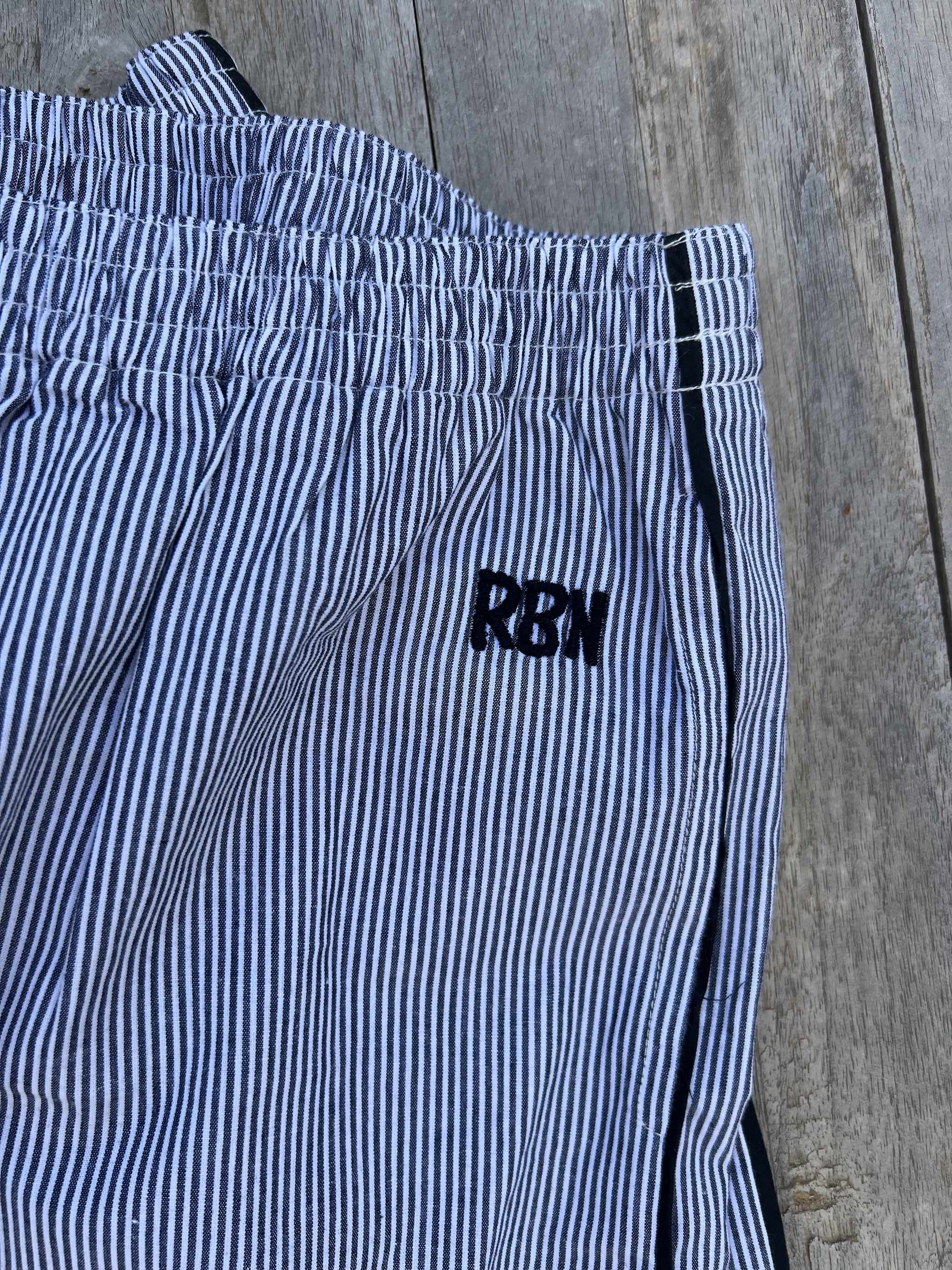 ROBIN SHORTS für Mädchen – Modell „Bondi“ Dunkelblau/Weiß mit Streifen an der Seite-5