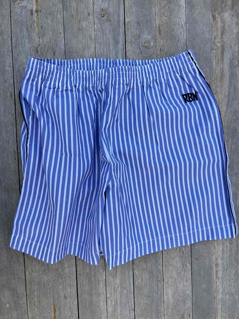 ROBIN SHORTS for Girls - Style `Bondi´ Blue/White with stripe on the side