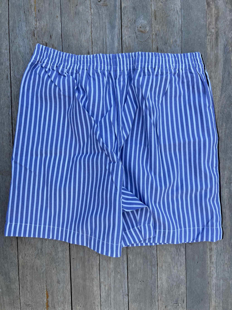 ROBIN SHORTS for Girls - Style `Bondi´ Blue/White with stripe on the side