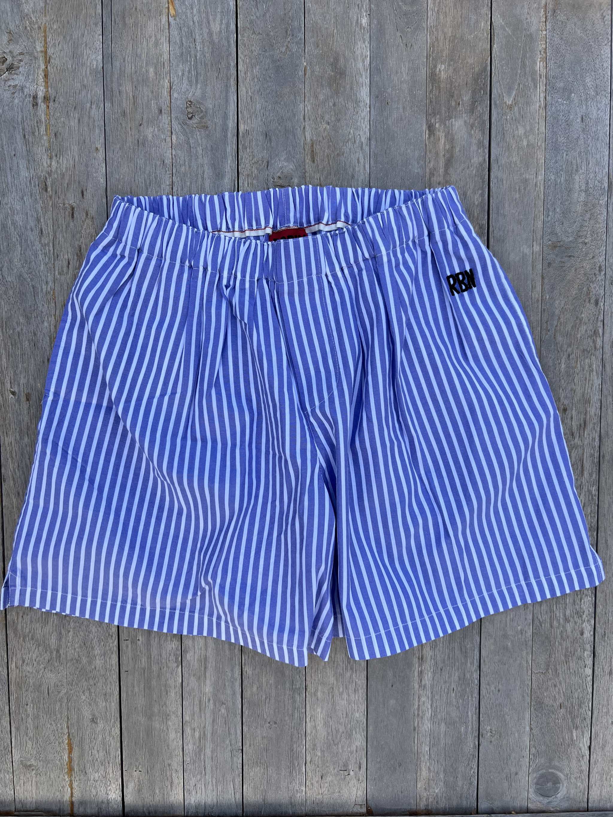 ROBIN SHORTS für Mädchen - Modell `SULUBAN´ blau/weiß gestreift-3