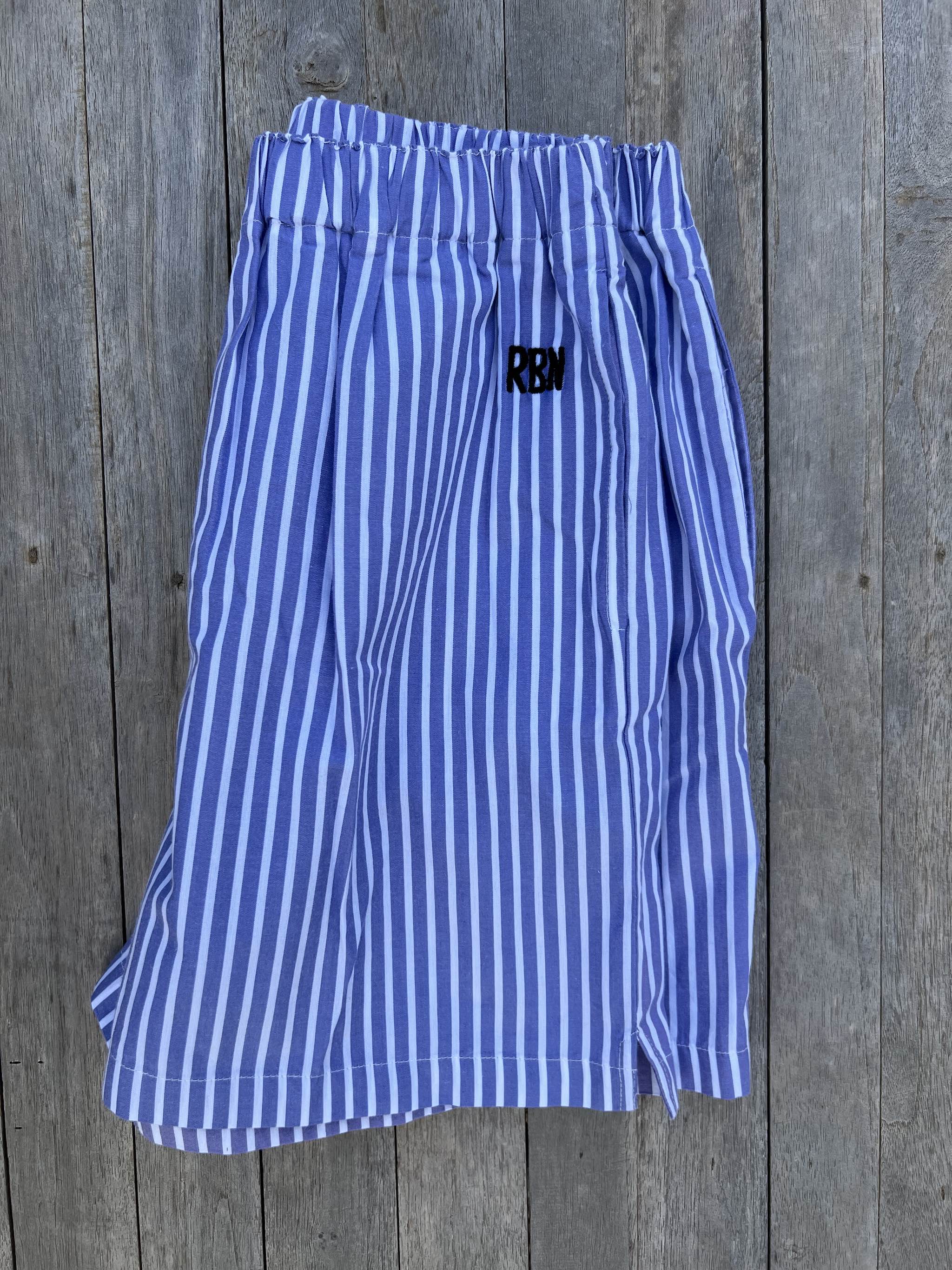 ROBIN SHORTS für Mädchen - Modell `SULUBAN´ blau/weiß gestreift