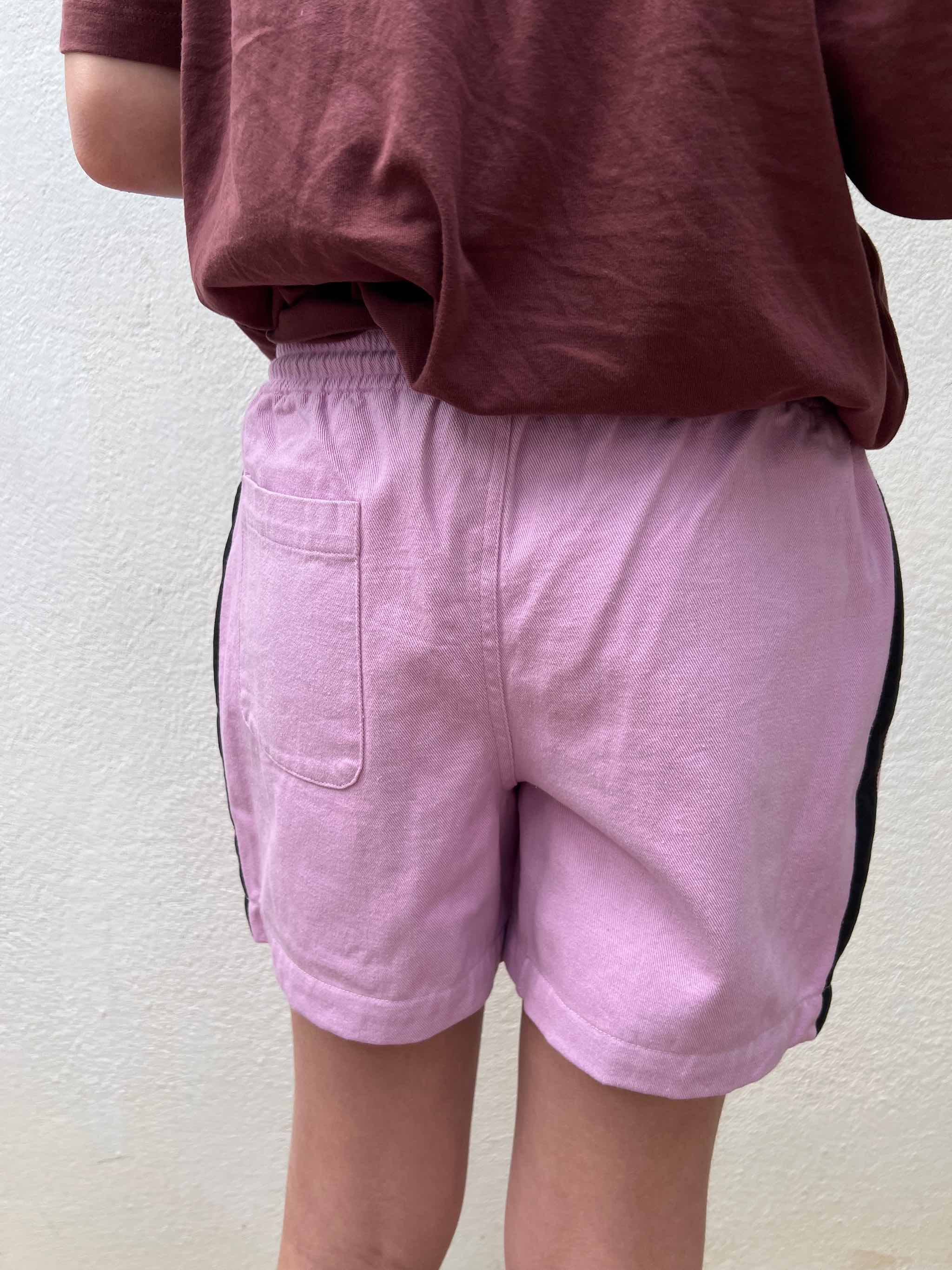 ROBIN-SHORTS für Jungen Modell „ROBINSON“ Hell-Lila-2