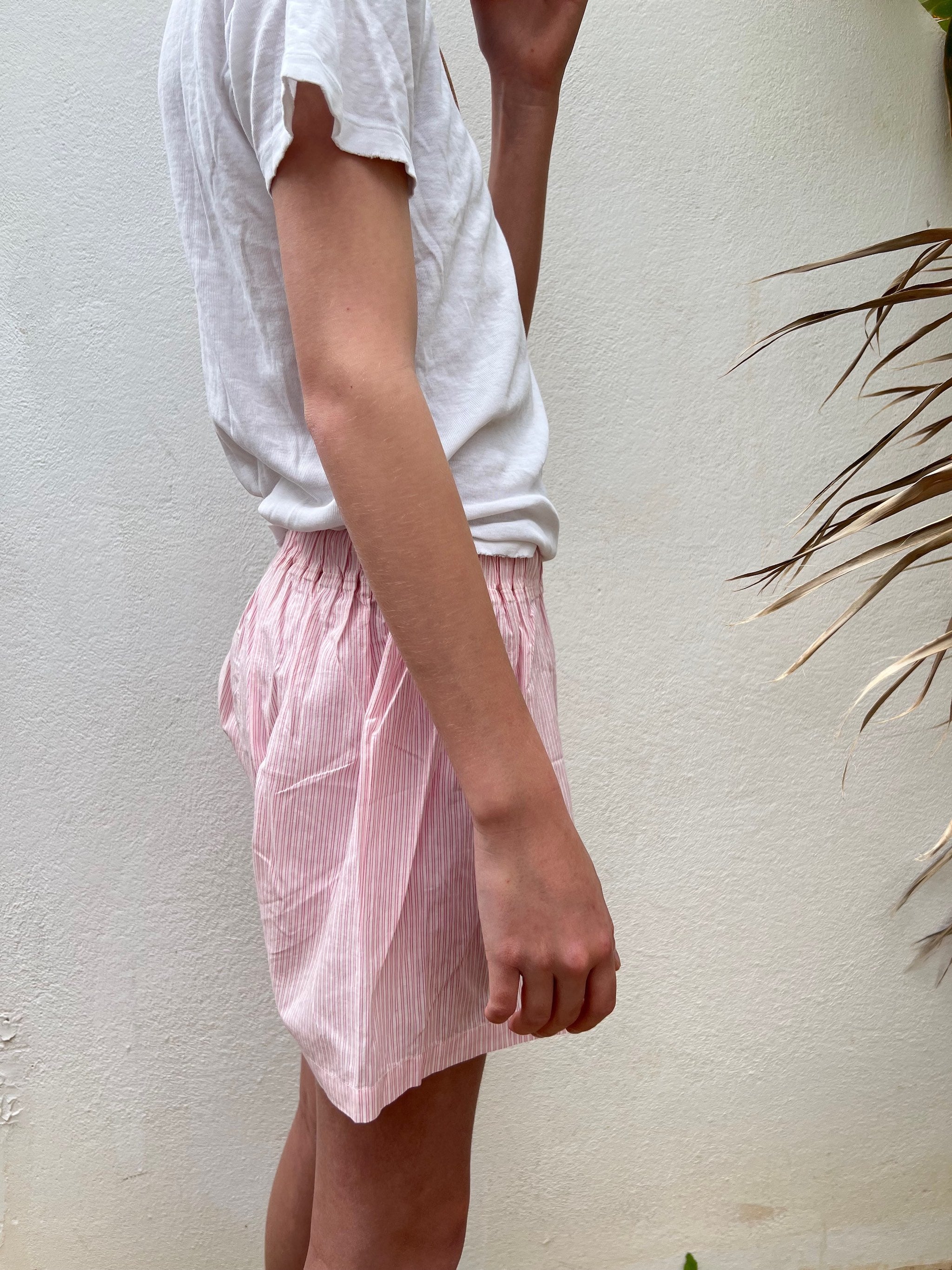 Boys Boxershorts `Franqui´ Pink White Stripes-3