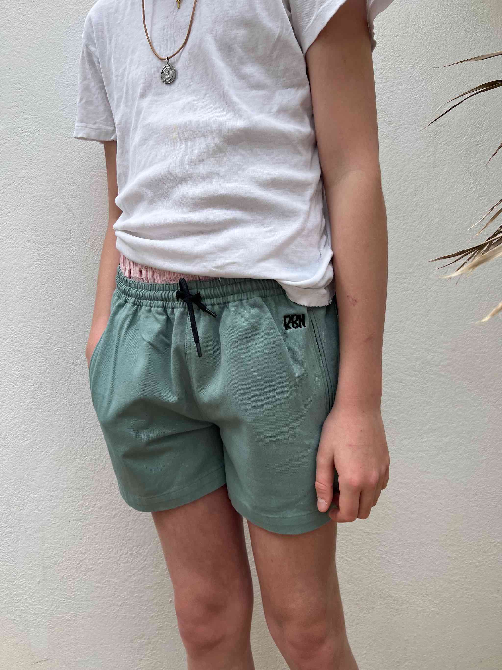 ROBIN-SHORTS für Jungen Stil „ROBINSON“ Türkis-4
