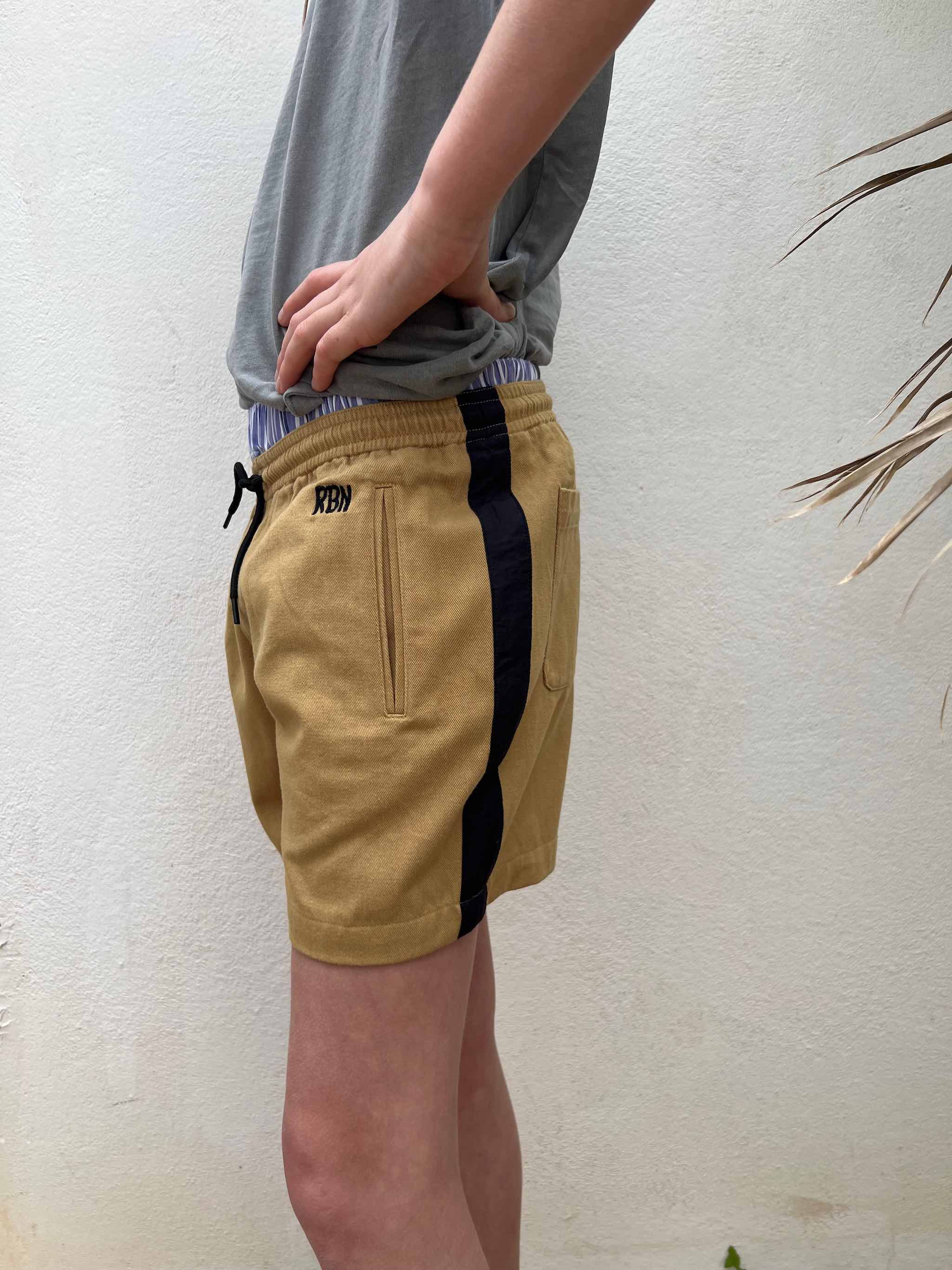 ROBIN-SHORTS für Jungen Modell „ROBINSON“ Beige-4