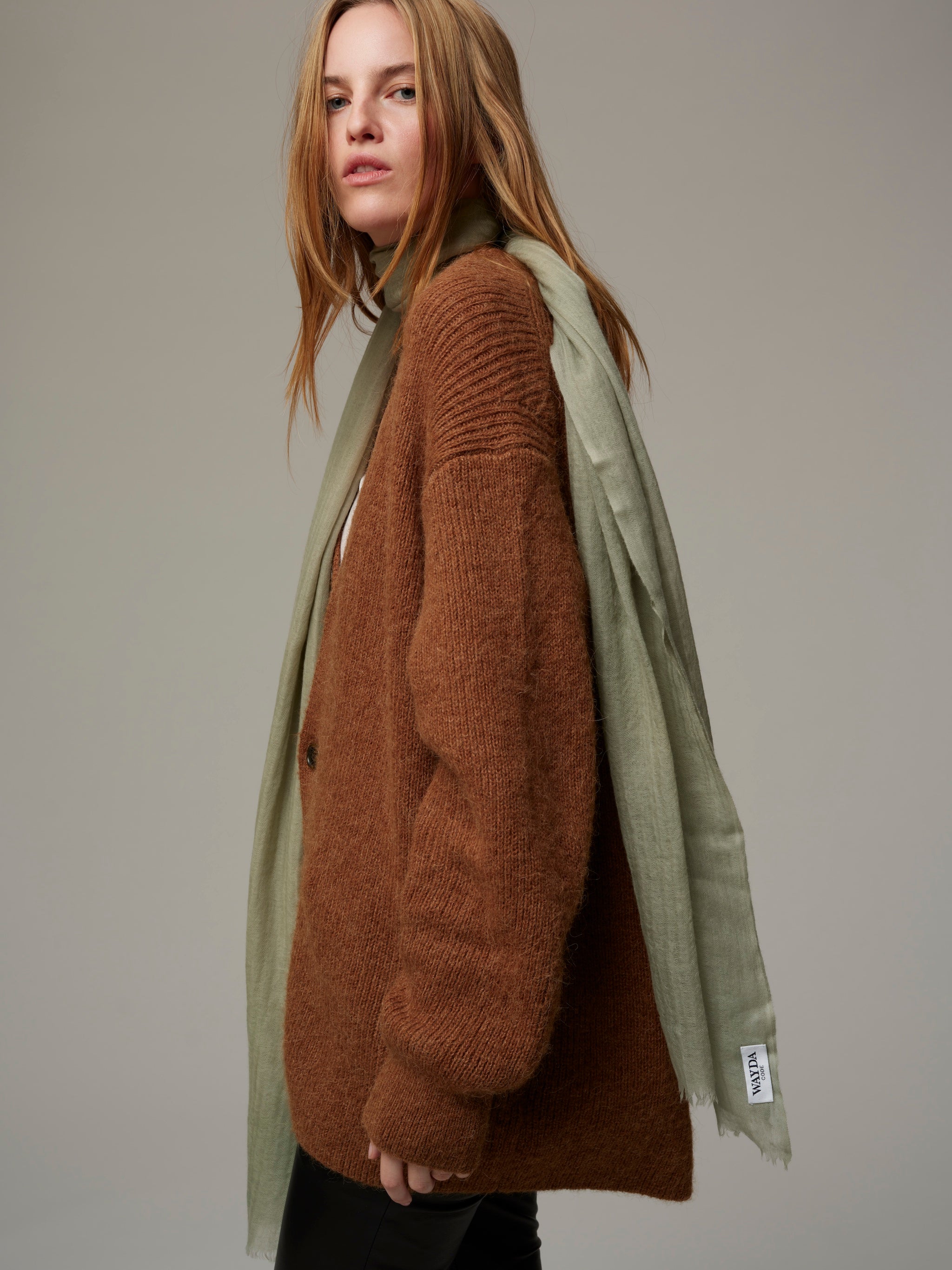 Scarf Sète Cashmere FOG – WAYDA