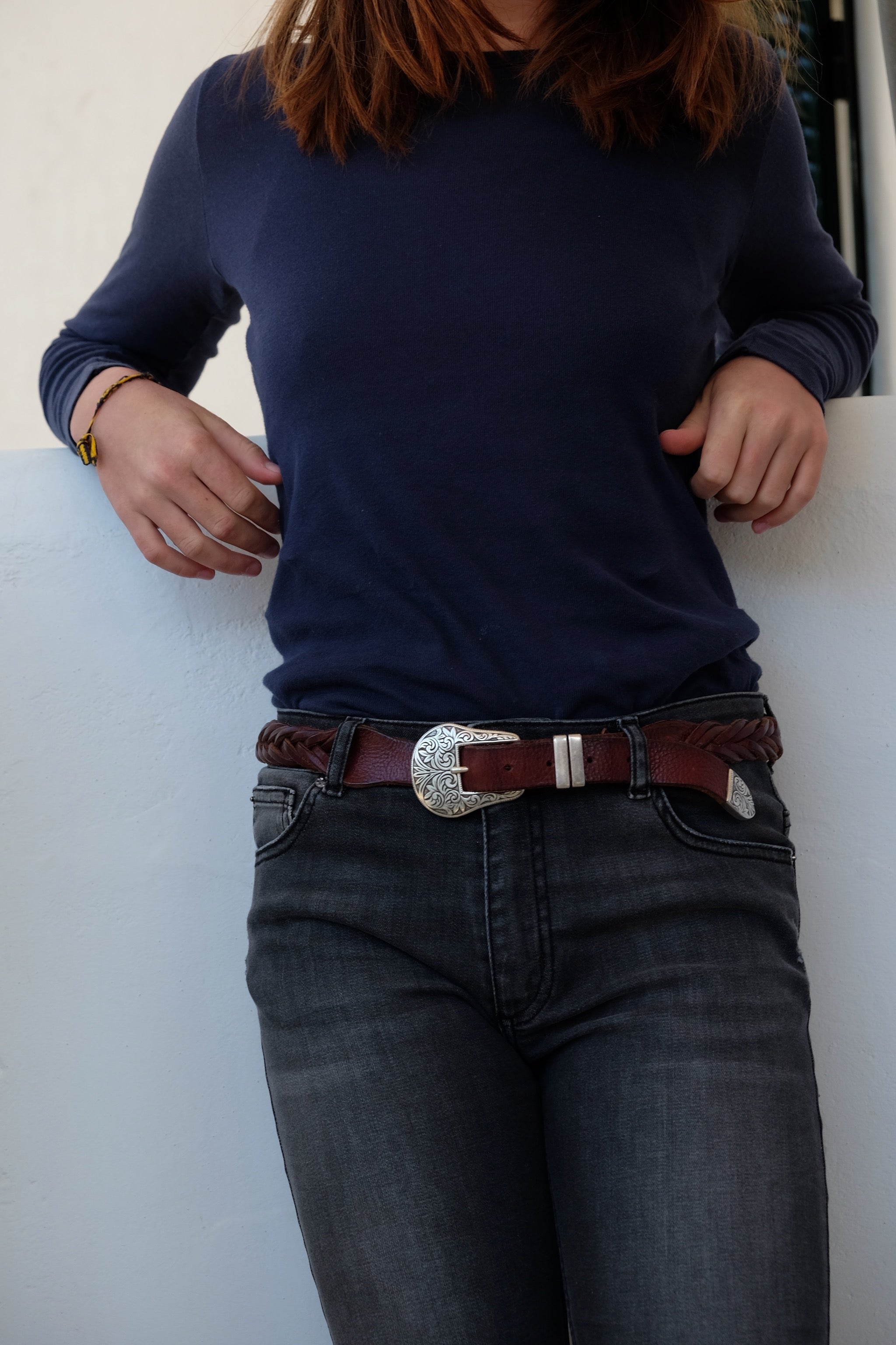 Girls Pants `Eve´ Denim Black-9