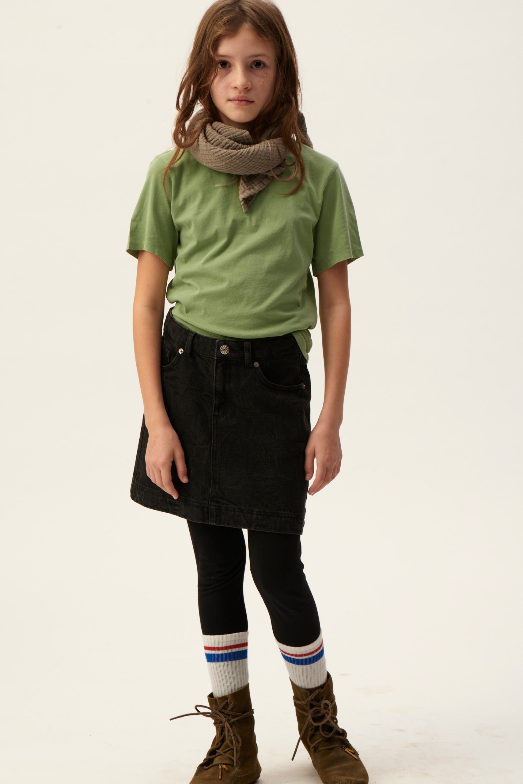 Girls Skirt `Fanny´ Denim Black-2