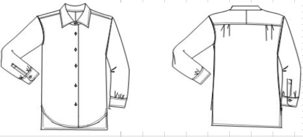 Shirt Boyfriend `ALEX ´Black-8