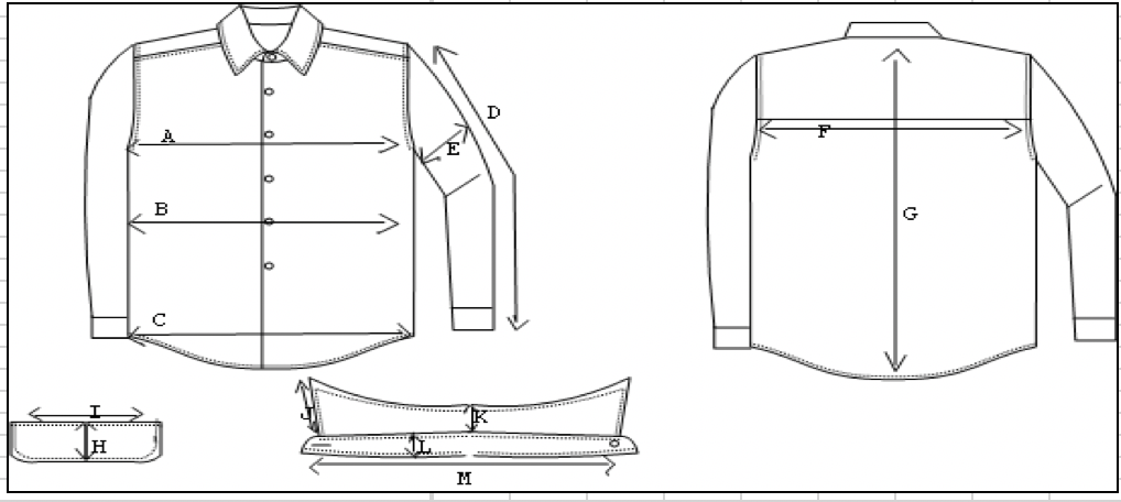 Girls Shirt `Othilia ´Blue Oxford-Cotton-8