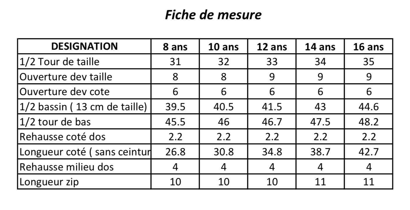 Girls Skirt `Fanny´ Denim Black-6