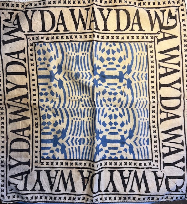 NEW INDIA BOHO BLUE MOMENTO - size Small/BANDANA-6