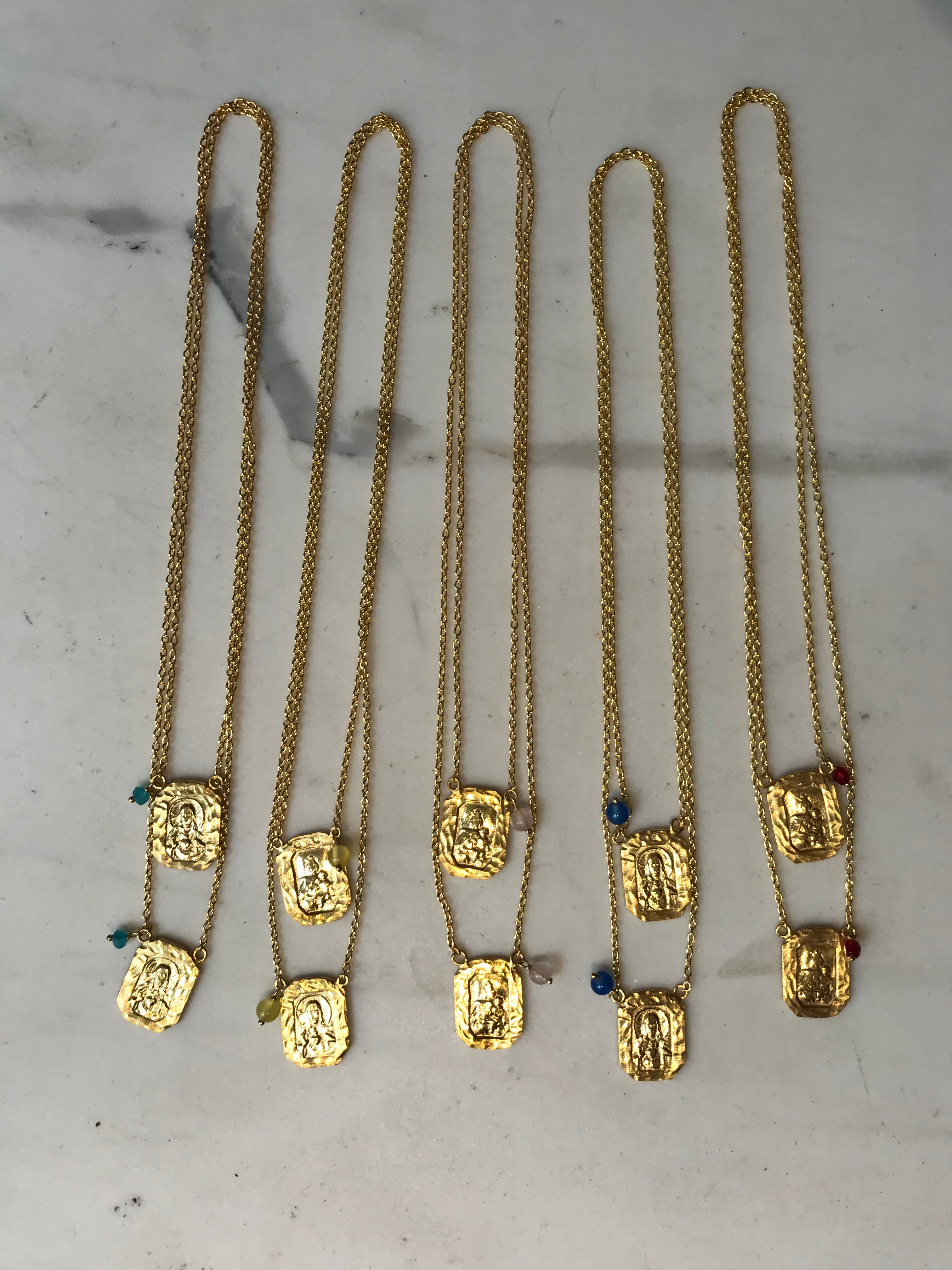 Halskette ESCAPULARIO in Gold-6