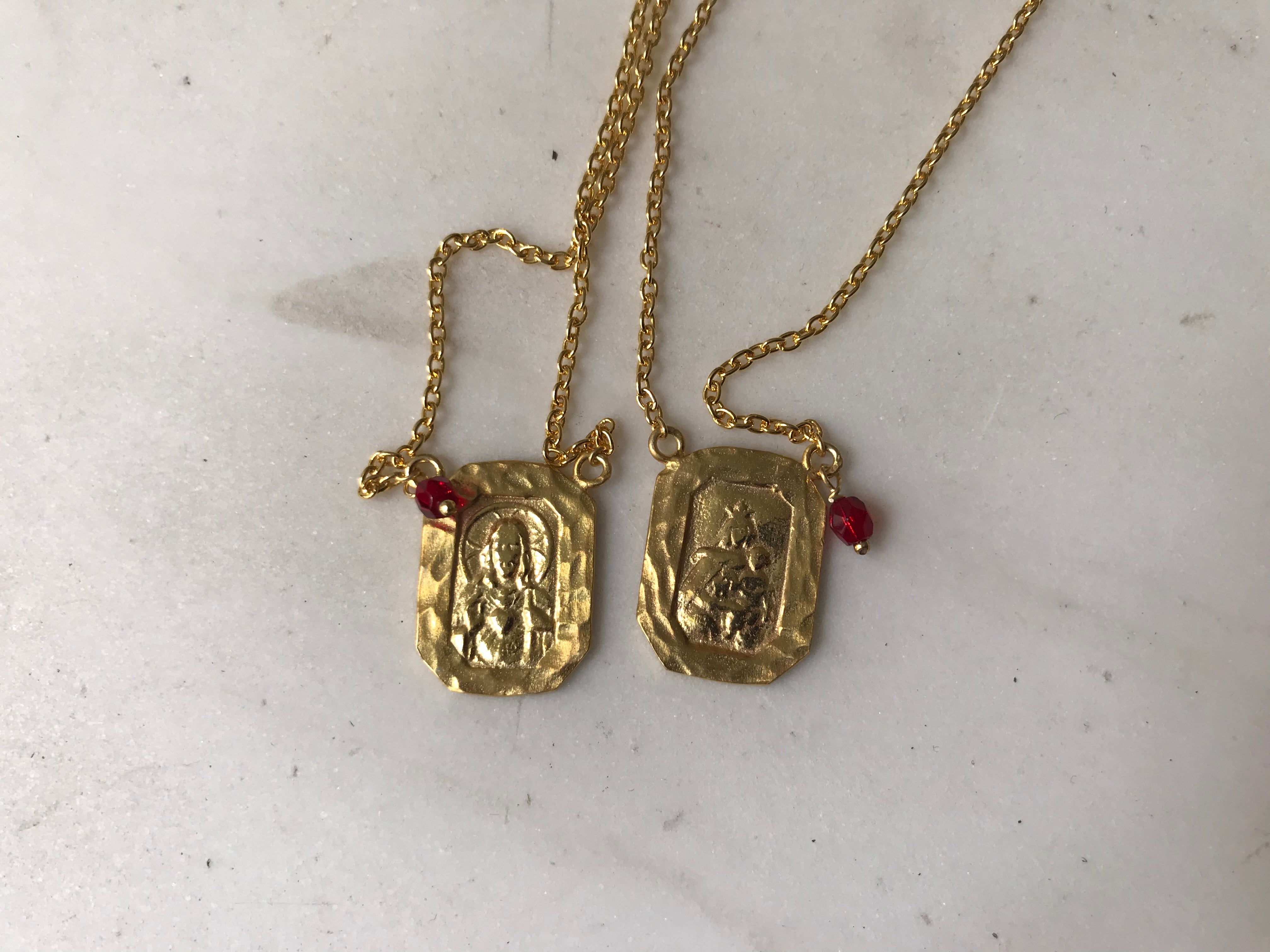Halskette ESCAPULARIO in Gold-3