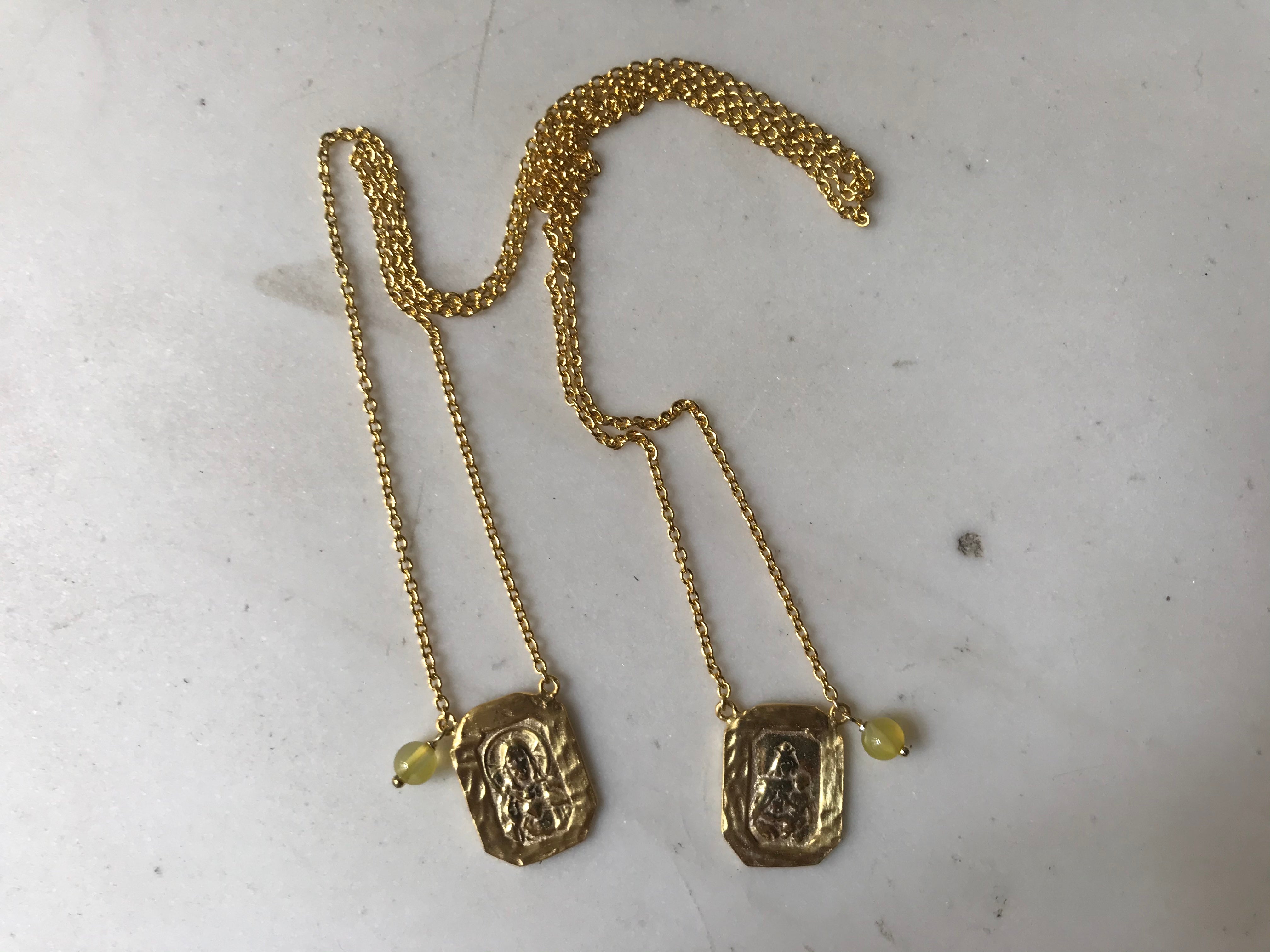 Halskette ESCAPULARIO in Gold-7