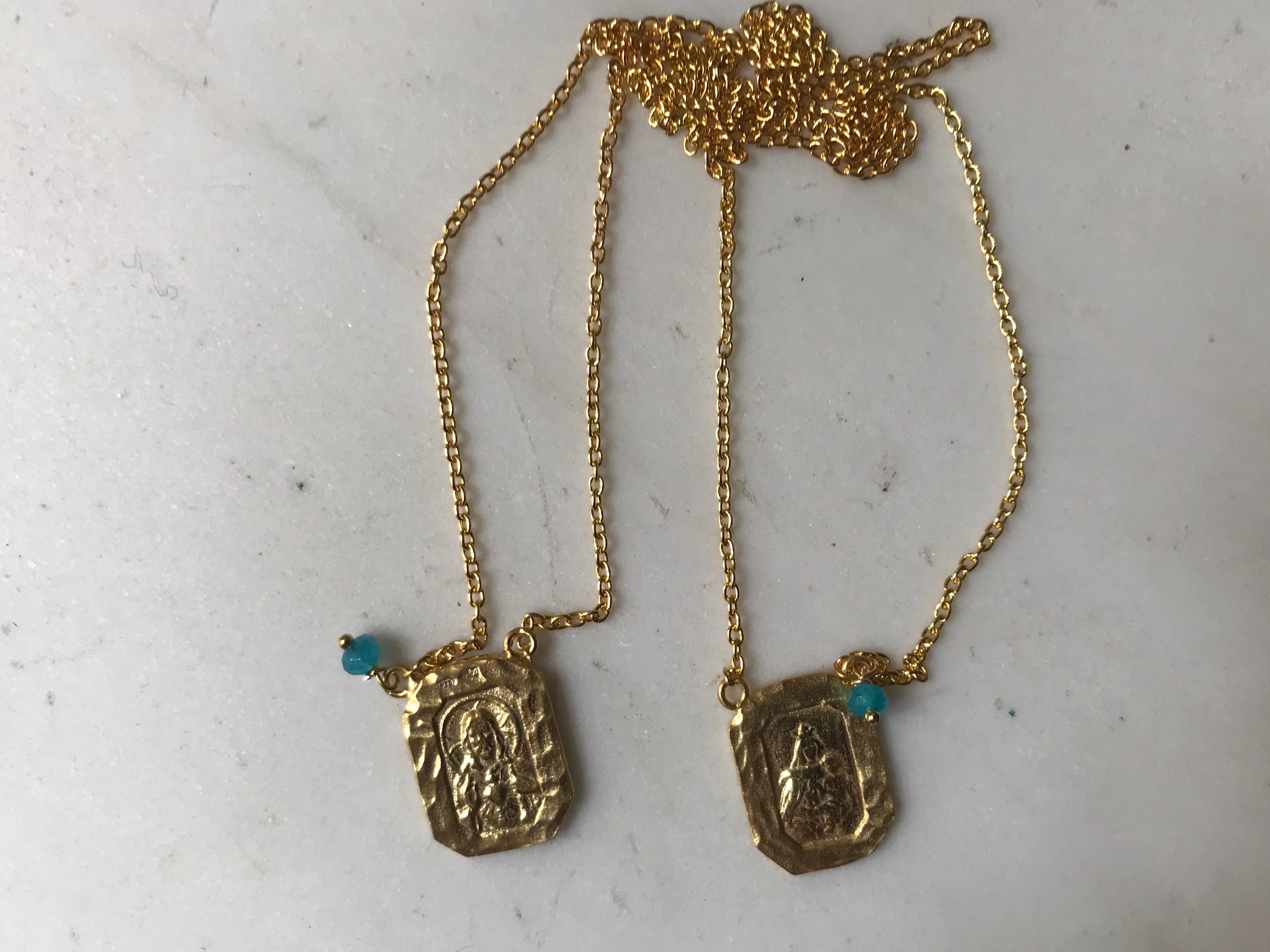 Halskette ESCAPULARIO in Gold-8