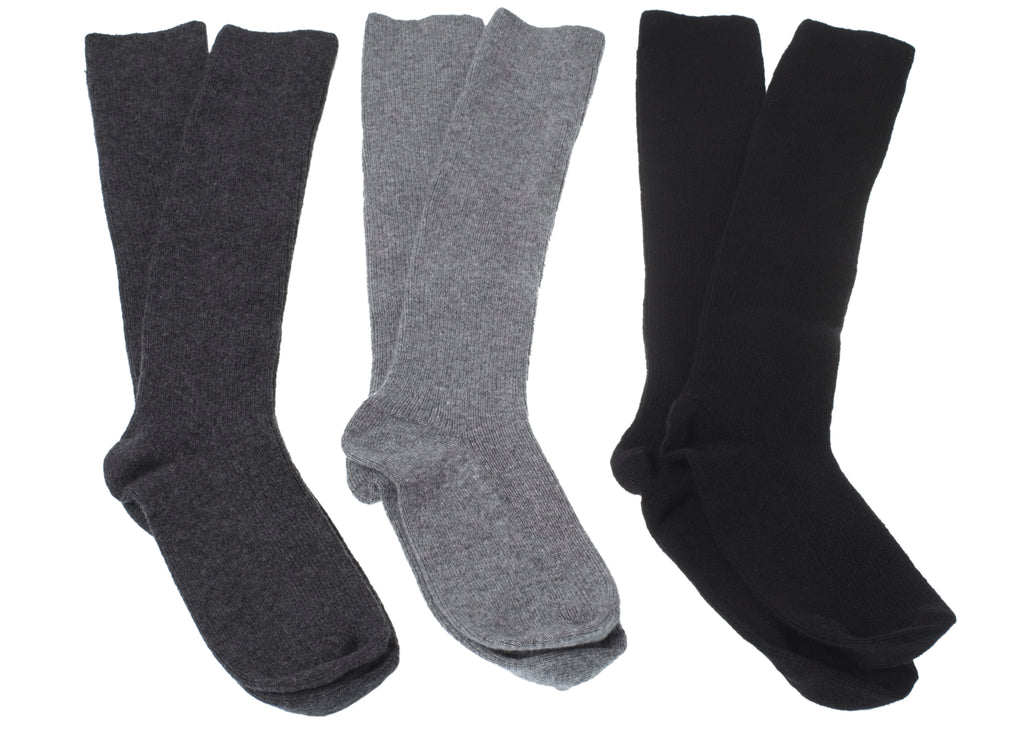Stockings Wool-Cashmere GREY