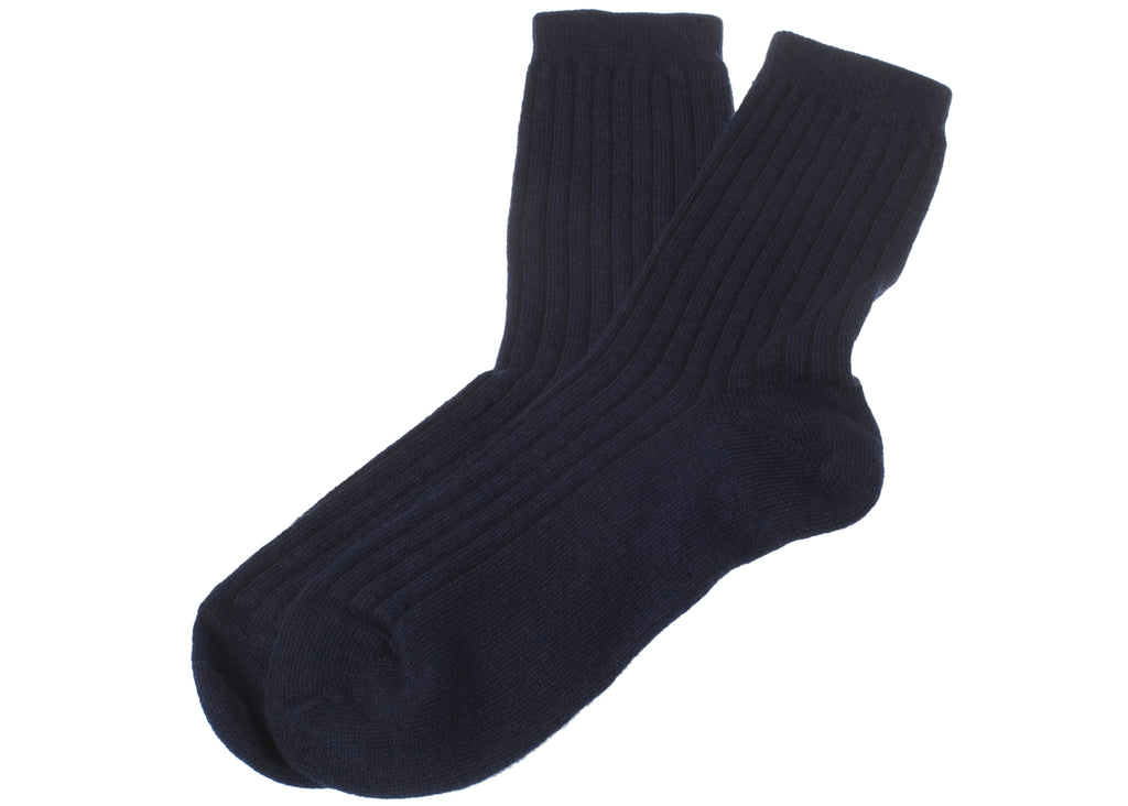 Socks Wool-Cashmere MARINA BLUE
