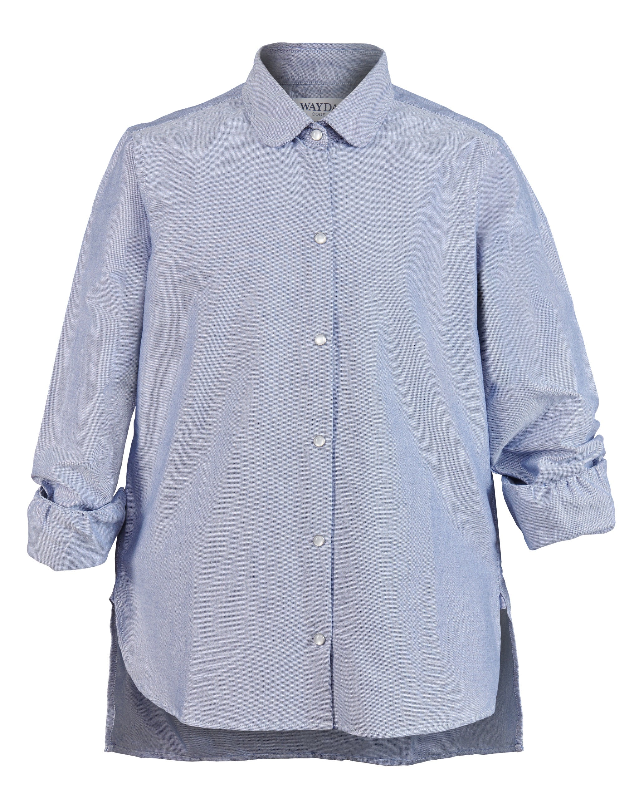 Girls Shirt `Othilia ´Blue Oxford-Cotton-3