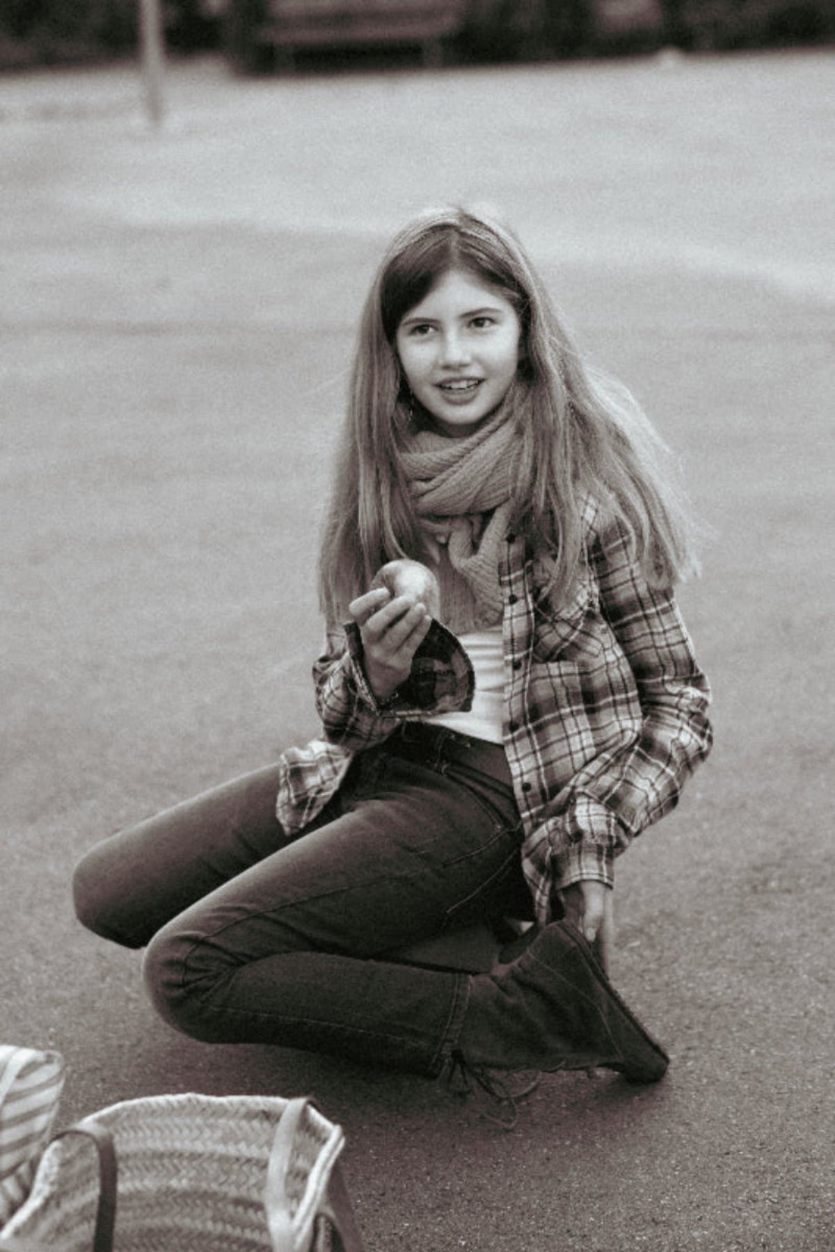 Girls Pants `Eve´ Denim Black-5