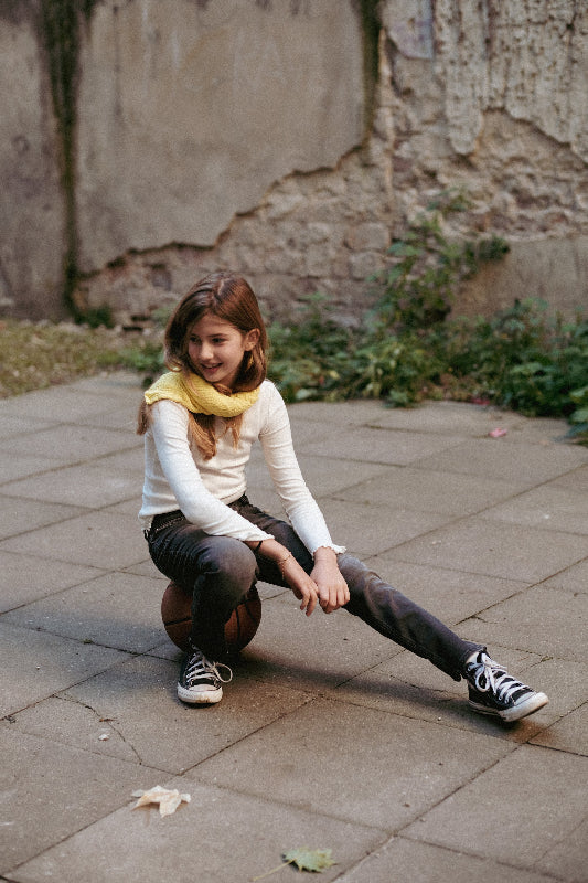 Girls Pants `Eve´ Denim Black-3