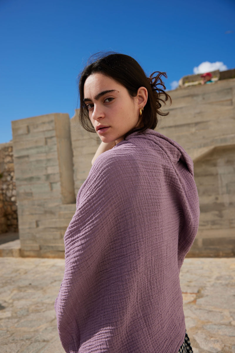 WAYDA Muslin Cotton Mystic Mauve 