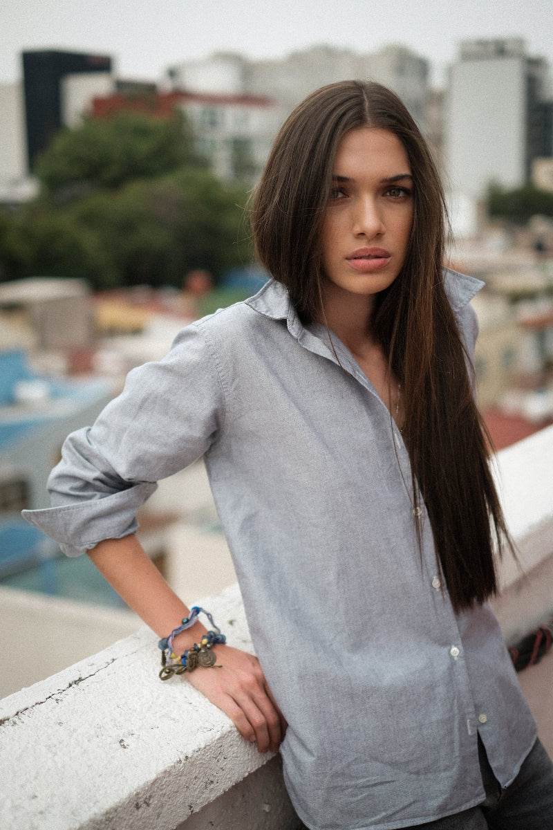 Shirt Boyfriend `ALEX ´Black-6